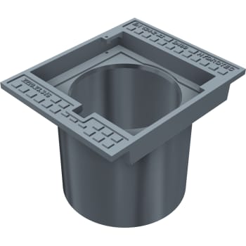 [222023546] Duco 315 x 320 mm rendestenskarm, flydende, 2-flanget, SG SORT