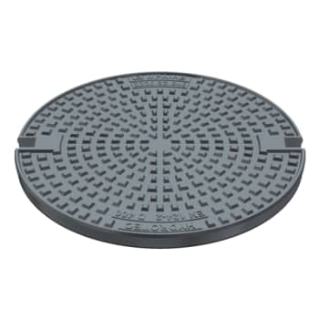 [222032646] Duco 600 mm dæksel med pakning og fjederlås, 40 t, SG SORT