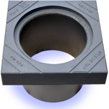 [222476333] Ulefos 315 x 300 mm karm med pakning, firkantet, SG UKL/31,5 LS