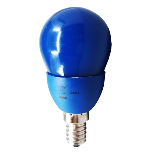 [4004353030530] Kronepære LED 3W E14 Blå