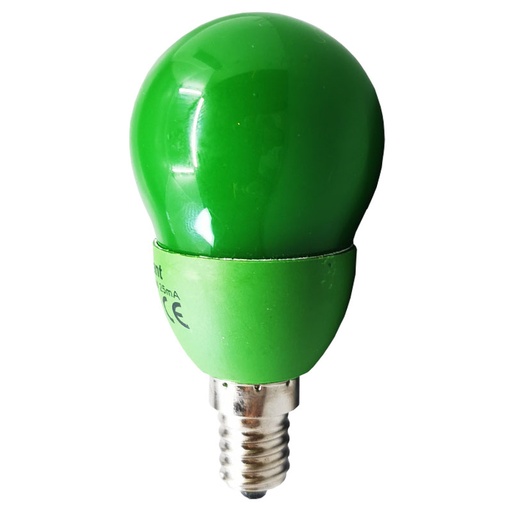 [4004353090547] Kronepære LED 3W E14 Grøn