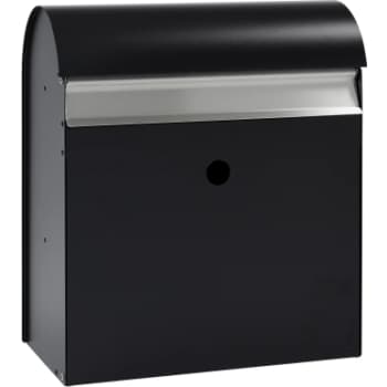 [881099034] MEFA postkasse jade 870 u/lås, sort, 425 x 375 x 190 mm