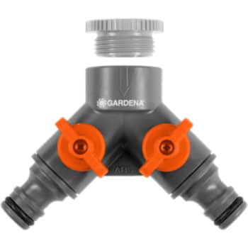 [881226342] Gardena 2-vejs ventil, 1-3/4-1/2"