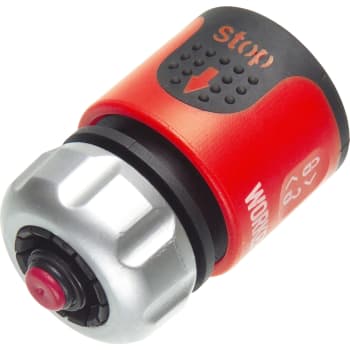 [881226400] WORKER slangekobling med stop, 1/2"