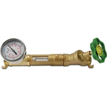 [881226625] Bevo Nordic tryk-/flowmåler m/1" klokobling, 5-42 l/min, 10 bar