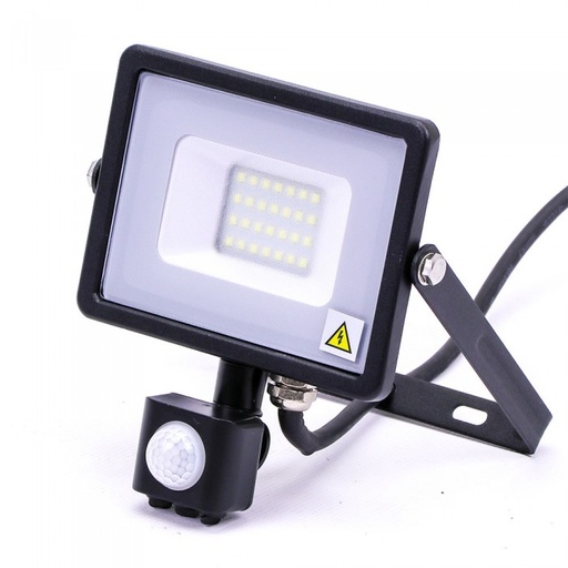 [20452] 20W LED Projektør med sensor, 4000K