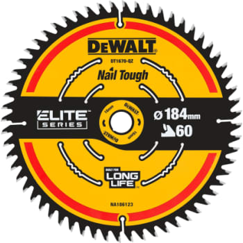 [881315757] DEWALT CARBIDE ELITE rundsavklinge, Ø184/16 mm, 60 td.