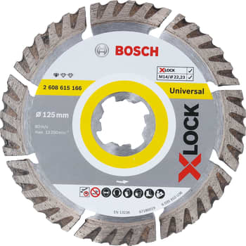 [881340031] Bosch X-LOCK diamantskæreskive universal, 125 x 22,23 mm