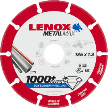 [881340041] Lenox METALMAX™ diamantskæreskive AG 125 x 22,2 x 1,3