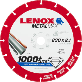 [881340045] Lenox METALMAX™ diamantskæreskive AG 230 x 22,2 x 2,1