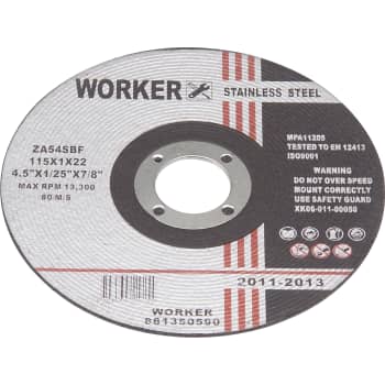 [881350590] WORKER skæreskive inox, 1,0 x 115 mm
