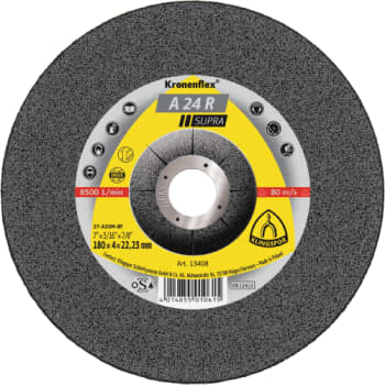 [881350921] Klingspor skrubskive A 24 R Supra, til stål, 125 x 4 mm, Forsat