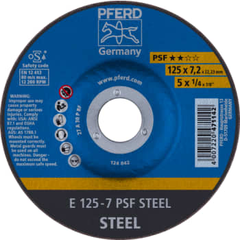 [881350940] Pferd skrubskive, stål, 125 mm