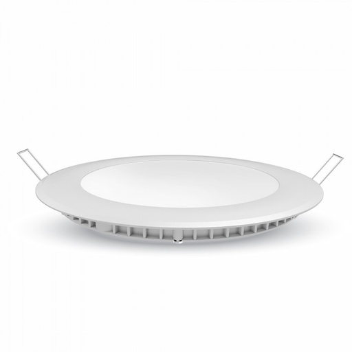 [624724] 24W LED indbygningspanel, 3000K - Rund