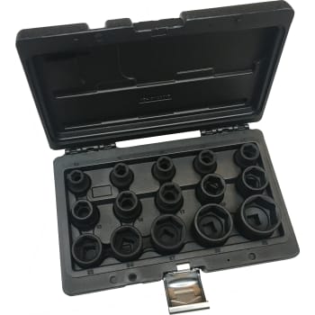 [881429500] WORKER slagtoppesæt ½”, 10-32 mm, 15 dele
