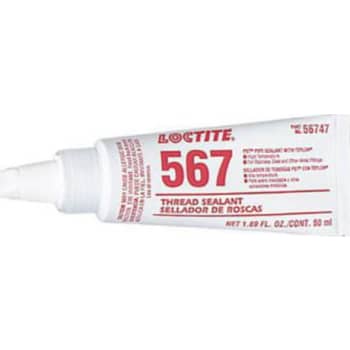 [881430612] LOCTITE gevindtætning 567, lav styrke, gullig/hvid, 50 ml