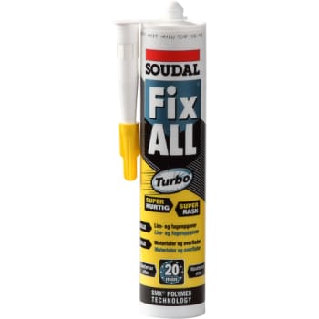 [881430810] MONTAGELIM FIX ALL TURBO HVID 290ML