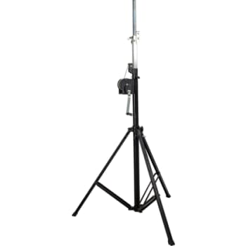 [881512259] BE stander med wirehejs til arbejdsbelysning, 1,76 - 4 m