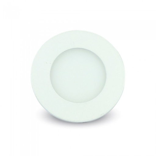 [3076292] 3W LED indbygningspanel - 3000K - Rund