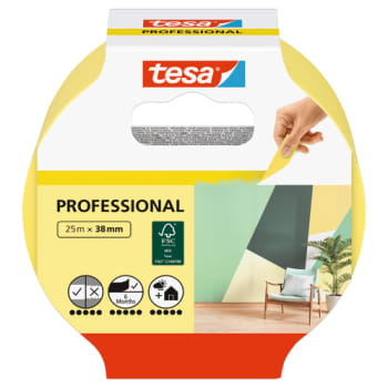 [881520144] tesa afdækningstape 38 mm x 25 m, gul