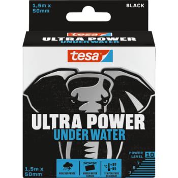 [881520201] tesa reperationstape Ultra Power Under Water 50 mm x 1.5 m, sort