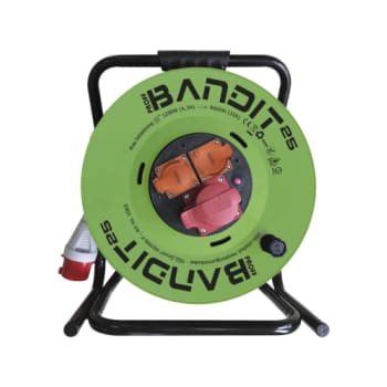 [881522469] Bandit kabeltromle, 400 V, 25 m, 5 x 2,5 mm²