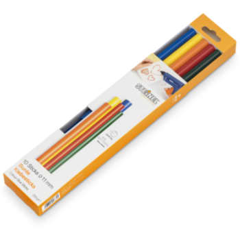 [881529327] Limstifter, Ø11 mm, 25 cm, 10 stk. assorterede farver