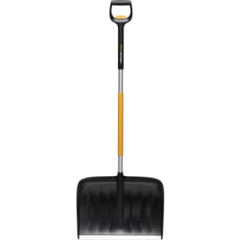 [881673819] Fiskars sneskraber med teleskophåndtag