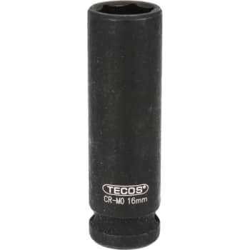 [881701930] Tecos krafttop, 1/2", lang, 16 mm