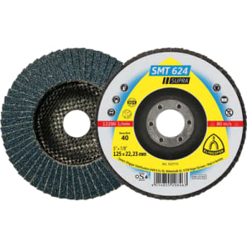 [881351197] Klingspor slibetallerkner SMT 624, 125 x 22,23 mm, K60, Hvælvet