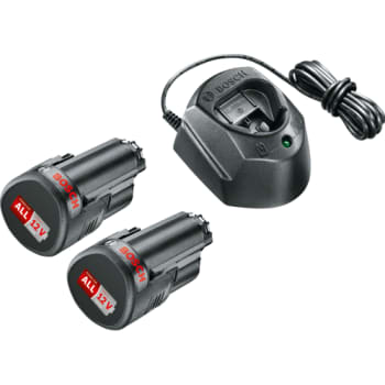 [881397122] BATTERISÆT 12V 2X1,5AH M/LADER