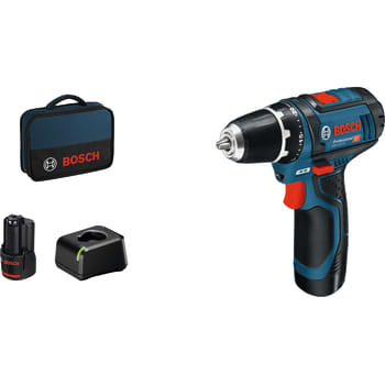 [881400014] AKKU SKRUEMASKINE GSR 12V-15 2X2AH BAG