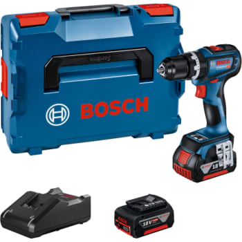 [881400356] Bosch slagboremaskine GSB 18V-90 C, 2 x 18 V/5,0 Ah og L-Boxx