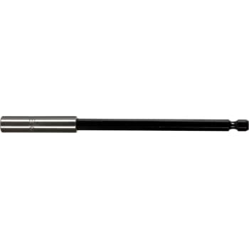 [881403699] Tecos bitsholder rustfri, med låsering og magnet, 1/4"x150 mm
