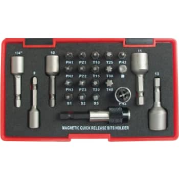 [881403932] Tecos bitssæt TB024, 1/4", 24 dele