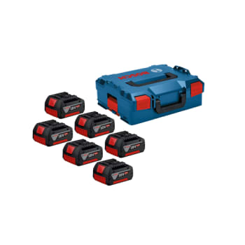 [881404265] Bosch batteripakke 18 V med 6x4,0 Ah, L-Boxx