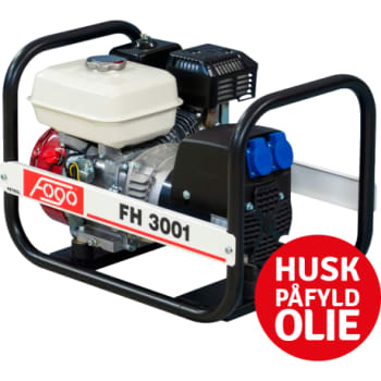 [881409041] Fogo FH3001 generator 230 V, 3,0 kVA/3,0 kW, Honda