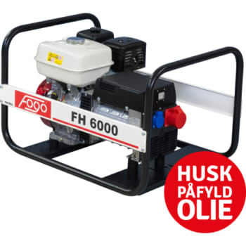 [881409044] Fogo FH6000 generator 400 V/230 V, 5,5 kVA/3,0 kW, Honda