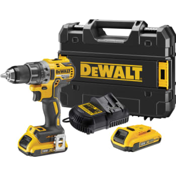 [881414402] DEWALT 18V XR bore-/skruemaskine DCD791D2-QW, 2 x 18V/2,0 Ah