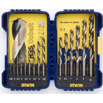[881423900] Irwin HSS Cobalt bor, 15 stk. 1,5-10 mm i kassette
