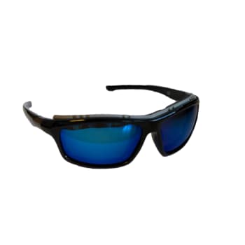 [881831405] Solbrille, sort/gråt stel og blåfarvet, antidug glas