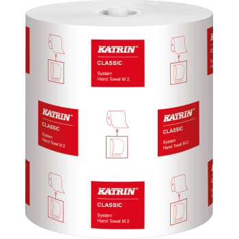 [881890845] Katrin håndklæderulle 58198 M2, 2-lags, hvid, 772 ark, 170 m