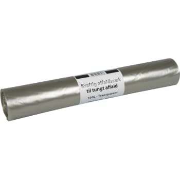 [881891071-1596] Affaldssæk, klar plast, 70 x 110 cm, 100 l, 10 stk./rl.