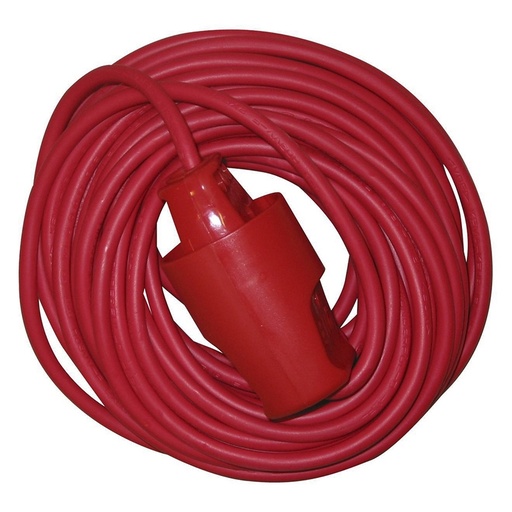 [7828990638] Hobbykabelsæt u/jord 10m rød