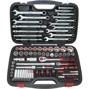 [881702643] Tecos topnøglesæt T2094, 1/2" + 1/4", 4-34 mm, 94 dele