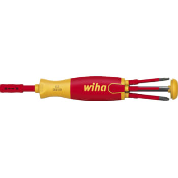 [881703119] Wiha bithåndtag SlimVario 1000 V, med 6 bits