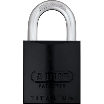 [881711550] ABUS hængelås 83AL/45 S-DK, sort