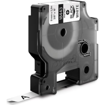 [881772190] DYMO Rhino industri tape vinyl sort på hvid 9mmx5,5m