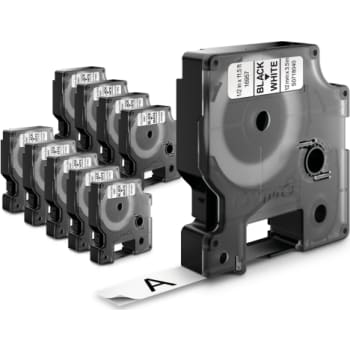 [881772451] DYMO® Standard D1 tape, 9 mm, sort på hvid, 10 ruller