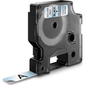 [881772500] DYMO D1 tape sort/klar 12mmx7m